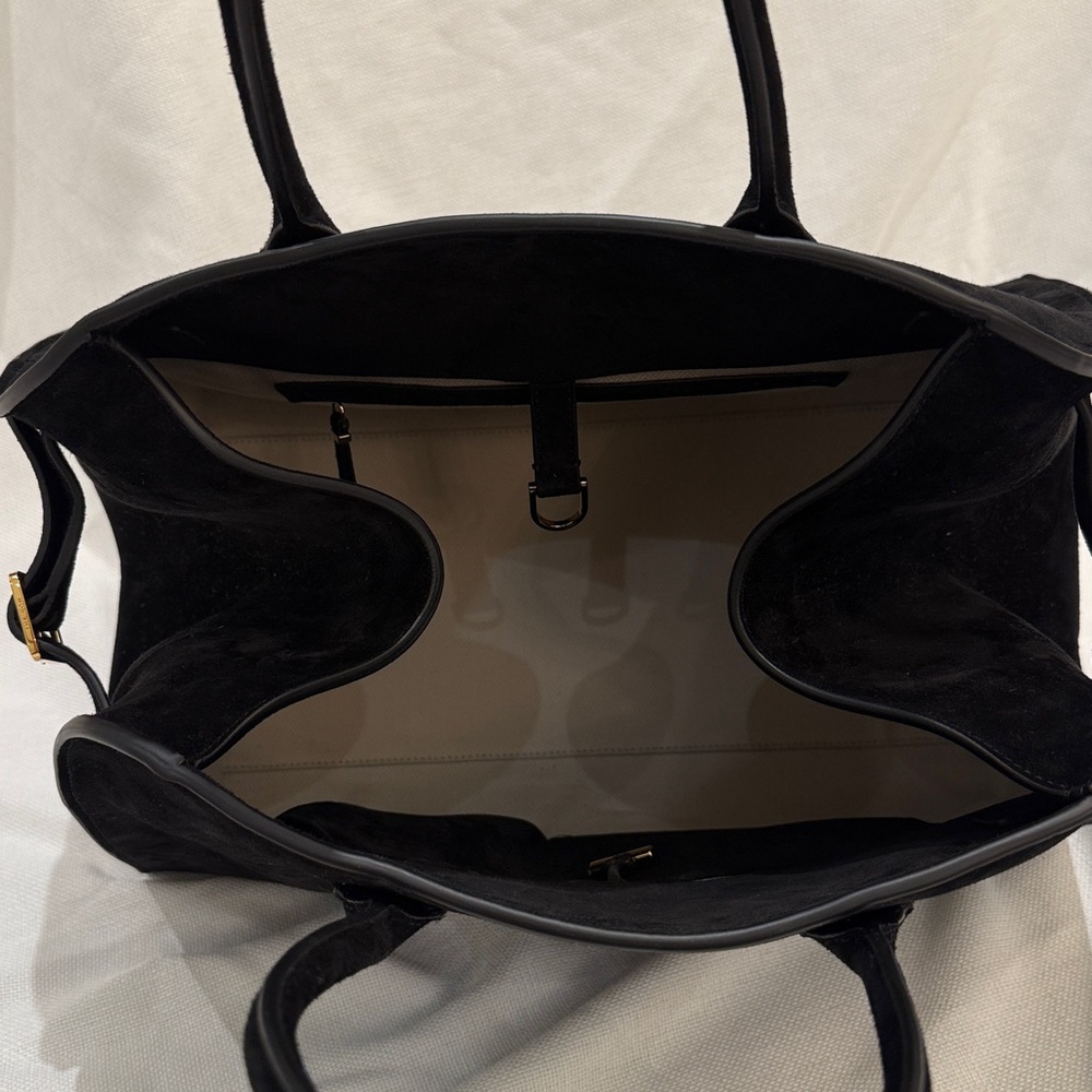 NWT The Row Soft Margaux 15 Bag in Suede - Picture 7 of 9